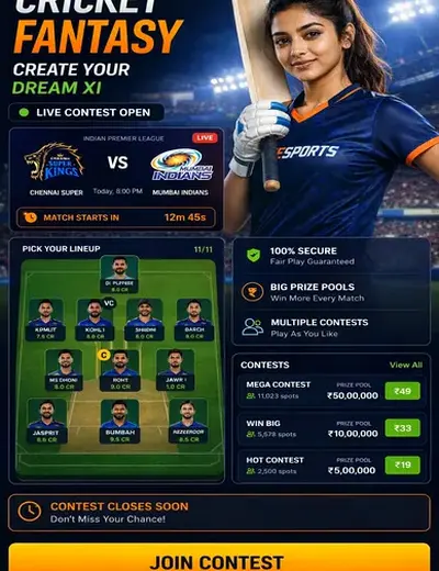 Nove (nove bet) fantasy cricket & matchday visual 3